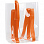 Шоппер Clear Fest, прозрачный с оранжевыми ручками с логотипом в Белгороде заказать по выгодной цене в кибермаркете AvroraStore