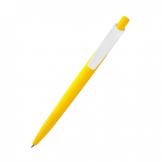 Ручка шариковая Bremen - Желтый KK с логотипом в Белгороде заказать по выгодной цене в кибермаркете AvroraStore