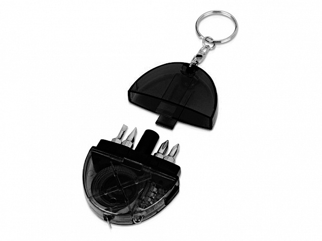 Брелок-рулетка «Кристалл», 1м с логотипом в Белгороде заказать по выгодной цене в кибермаркете AvroraStore