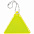 Светоотражатель Spare Care, треугольник, желтый неон с логотипом в Белгороде заказать по выгодной цене в кибермаркете AvroraStore