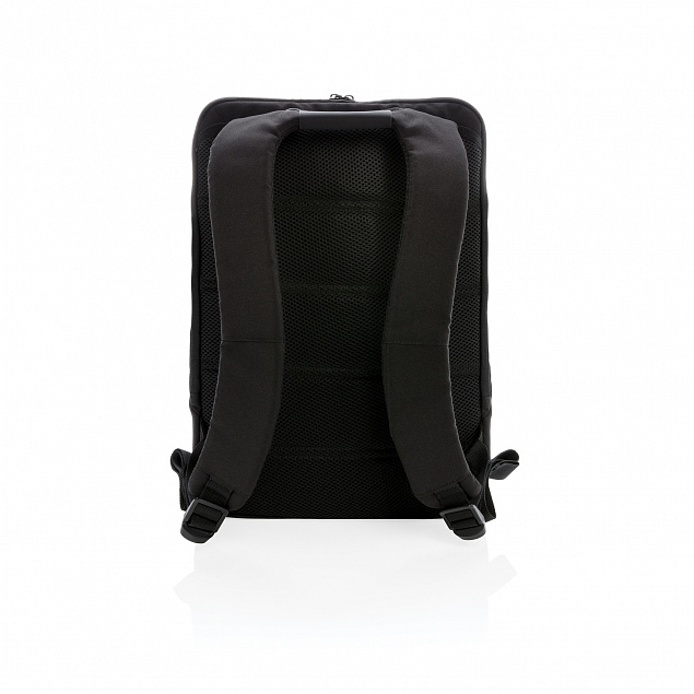 Антикражный рюкзак Swiss Peak 15"  с RFID защитой и разъемом USB, черный с логотипом в Белгороде заказать по выгодной цене в кибермаркете AvroraStore