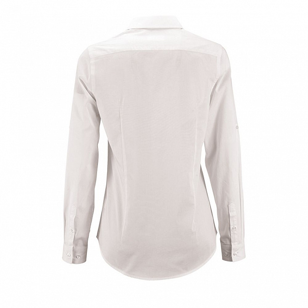 Рубашка женская BURMA WOMEN, белая с логотипом в Белгороде заказать по выгодной цене в кибермаркете AvroraStore