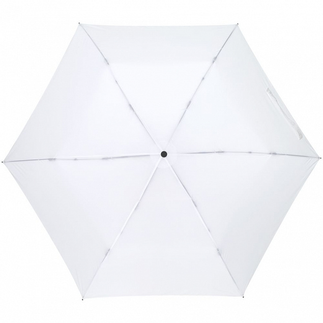 Зонт складной Luft Trek, белый с логотипом в Белгороде заказать по выгодной цене в кибермаркете AvroraStore