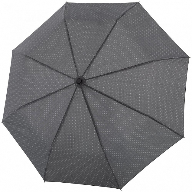 Складной зонт Fiber Magic Superstrong, серый с логотипом в Белгороде заказать по выгодной цене в кибермаркете AvroraStore