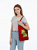 Холщовая сумка «Цитаты. Довлатов. Вранье», красная с логотипом в Белгороде заказать по выгодной цене в кибермаркете AvroraStore