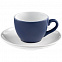 Чайная пара Cozy Morning, синяя с белым с логотипом в Белгороде заказать по выгодной цене в кибермаркете AvroraStore