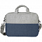 Конференц-сумка BEAM NOTE, серый/темно-синий, 39х30х6.5 см, ткань верха: 100% полиамид, под-д: 100%п с логотипом в Белгороде заказать по выгодной цене в кибермаркете AvroraStore