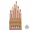 Набор цветных карандашей KINDERLINE small,6 цветов с логотипом в Белгороде заказать по выгодной цене в кибермаркете AvroraStore