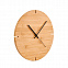 Настенные часы из бамбука кругл с логотипом в Белгороде заказать по выгодной цене в кибермаркете AvroraStore