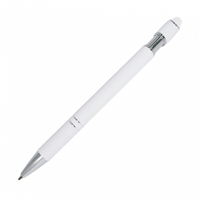 Шариковая ручка Comet, белая с логотипом в Белгороде заказать по выгодной цене в кибермаркете AvroraStore