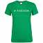 Футболка женская «Классная», ярко-зеленая с логотипом в Белгороде заказать по выгодной цене в кибермаркете AvroraStore