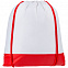 Рюкзак детский Classna, белый с красным с логотипом в Белгороде заказать по выгодной цене в кибермаркете AvroraStore