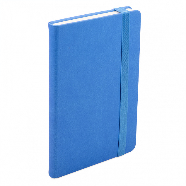Ежедневник недатированный HAMILTON, A5, небесно-голубой, кремовый блок с логотипом в Белгороде заказать по выгодной цене в кибермаркете AvroraStore