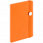 Блокнот Shall Round, оранжевый с логотипом в Белгороде заказать по выгодной цене в кибермаркете AvroraStore