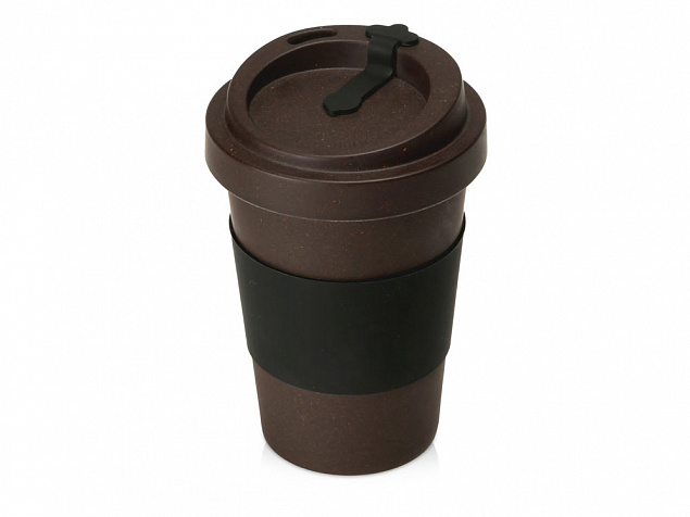 Стакан из кофе с силиконовой манжетой «Latte» с логотипом в Белгороде заказать по выгодной цене в кибермаркете AvroraStore
