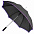 Зонт-трость Highlight, черный с зеленым с логотипом в Белгороде заказать по выгодной цене в кибермаркете AvroraStore