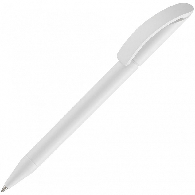 Ручка шариковая Prodir DS3 TMM, белая матовая с логотипом в Белгороде заказать по выгодной цене в кибермаркете AvroraStore