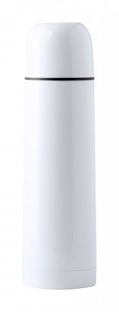 Термос,500 мл,белый с логотипом в Белгороде заказать по выгодной цене в кибермаркете AvroraStore