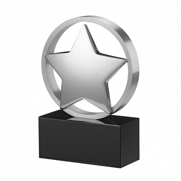 Статуэтка наградная "Звезда" с логотипом в Белгороде заказать по выгодной цене в кибермаркете AvroraStore