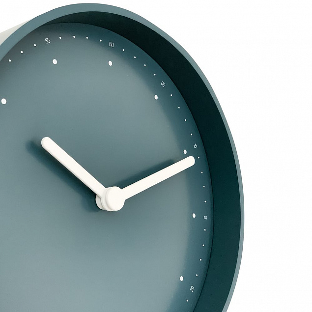 Часы настенные Waldo, темно-синие с логотипом в Белгороде заказать по выгодной цене в кибермаркете AvroraStore