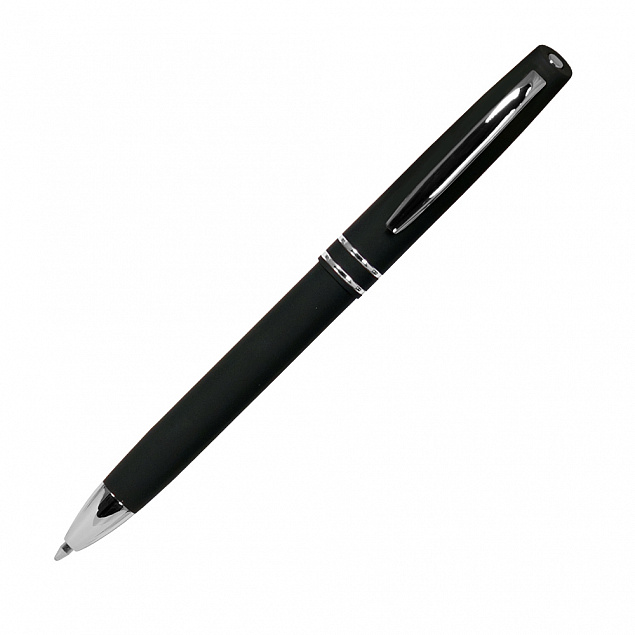 Шариковая ручка Consul, черная/1 с логотипом в Белгороде заказать по выгодной цене в кибермаркете AvroraStore
