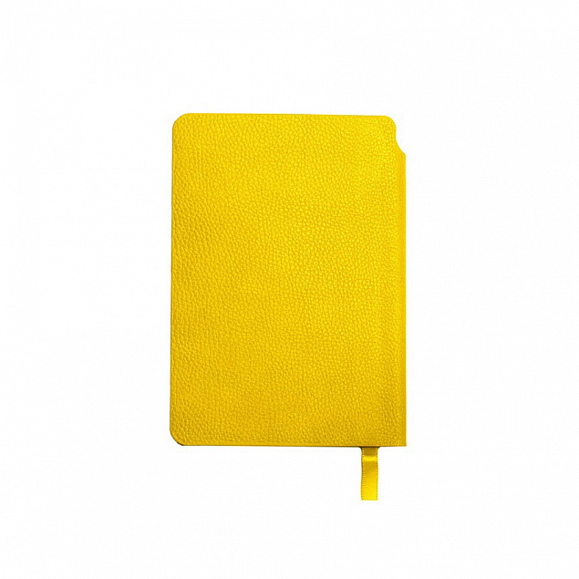 Ежедневник недатированный SALLY, A6, желтый, кремовый блок с логотипом в Белгороде заказать по выгодной цене в кибермаркете AvroraStore