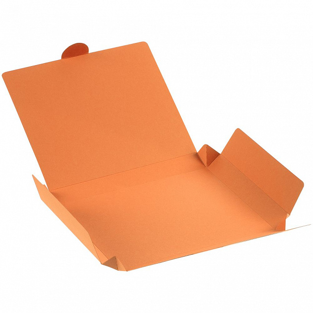 Коробка самосборная Flacky, оранжевая с логотипом в Белгороде заказать по выгодной цене в кибермаркете AvroraStore