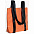 Шопер Clarity с оранжевым органайзером, прозрачный с логотипом в Белгороде заказать по выгодной цене в кибермаркете AvroraStore