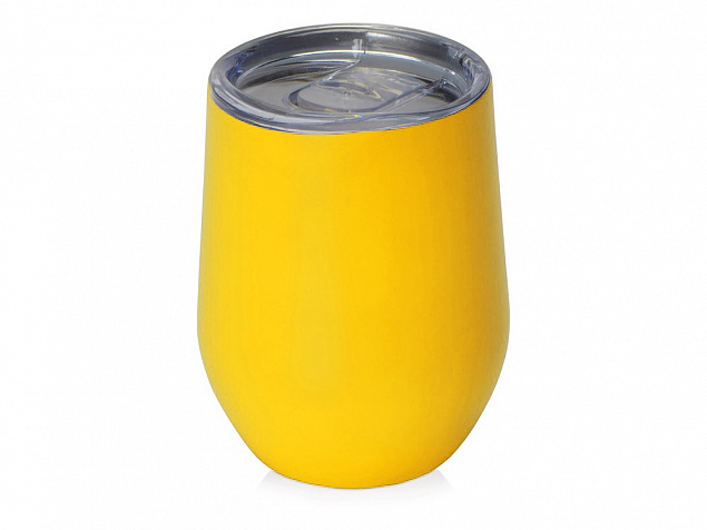 Вакуумная термокружка Sense, желтый с логотипом в Белгороде заказать по выгодной цене в кибермаркете AvroraStore