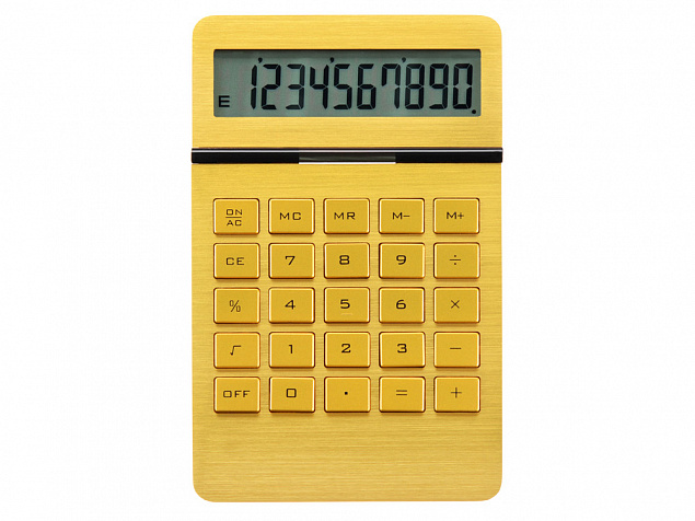 Калькулятор «Золотой» с логотипом в Белгороде заказать по выгодной цене в кибермаркете AvroraStore