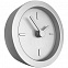 Часы настольные Bronco Sparky, серебристые с логотипом в Белгороде заказать по выгодной цене в кибермаркете AvroraStore