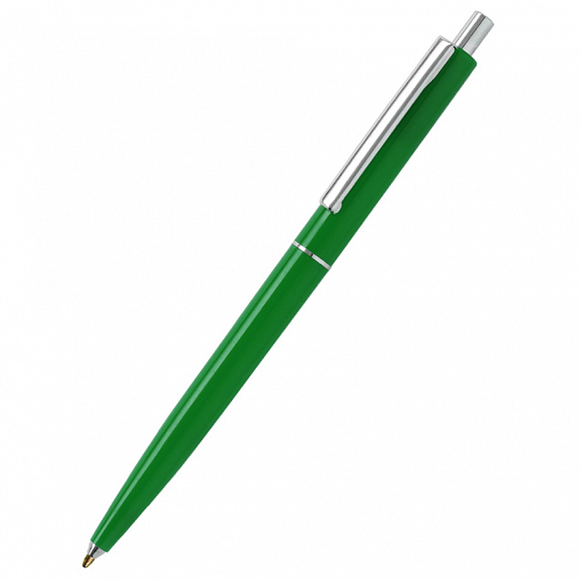 Ручка шариковая Dot - Зеленый FF с логотипом в Белгороде заказать по выгодной цене в кибермаркете AvroraStore