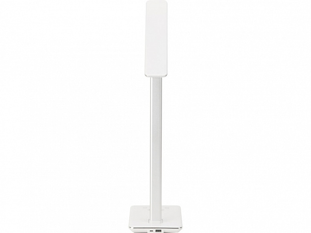 Настольная лампа с функцией беспроводной зарядки Starline, белый с логотипом в Белгороде заказать по выгодной цене в кибермаркете AvroraStore