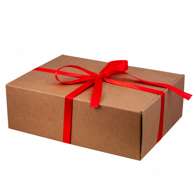 Подарочная лента для универсальной подарочной коробки 350*255*113 мм, красная, 20 мм с логотипом в Белгороде заказать по выгодной цене в кибермаркете AvroraStore