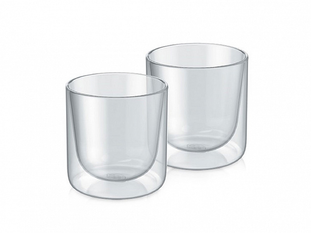 Набор стаканов из двойного стекла ALFI, 200мл с логотипом в Белгороде заказать по выгодной цене в кибермаркете AvroraStore