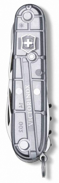Офицерский нож CLIMBER 91, прозрачный серебристый с логотипом в Белгороде заказать по выгодной цене в кибермаркете AvroraStore