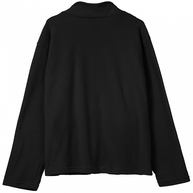 Куртка флисовая унисекс Manakin, черная с логотипом в Белгороде заказать по выгодной цене в кибермаркете AvroraStore