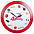 Часы настенные Vivid Large, оранжевые с логотипом в Белгороде заказать по выгодной цене в кибермаркете AvroraStore