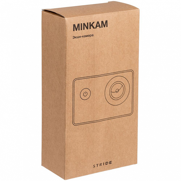 Экшн-камера Minkam, черная с логотипом в Белгороде заказать по выгодной цене в кибермаркете AvroraStore