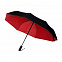 Автоматический противоштормовой складной зонт Sherp - Красный PP с логотипом в Белгороде заказать по выгодной цене в кибермаркете AvroraStore