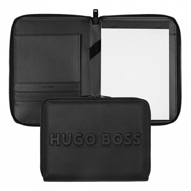Папка Label Black Hugo Boss, формат A5 с логотипом в Белгороде заказать по выгодной цене в кибермаркете AvroraStore