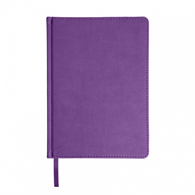 Ежедневник недатированный Bliss, А5,  фиолетовый, белый блок, без обреза с логотипом в Белгороде заказать по выгодной цене в кибермаркете AvroraStore