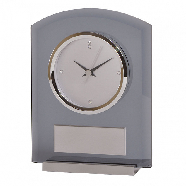 Часы настольные "Award" с шильдом с логотипом в Белгороде заказать по выгодной цене в кибермаркете AvroraStore