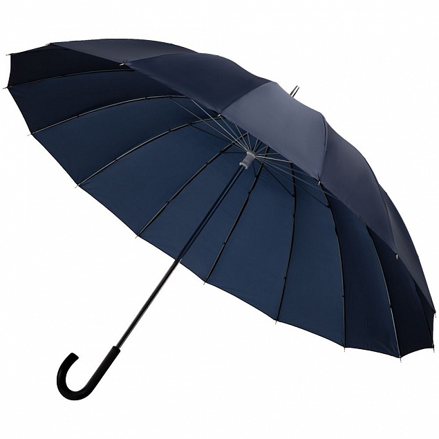 Зонт-трость Hit Golf, темно-синий с логотипом в Белгороде заказать по выгодной цене в кибермаркете AvroraStore