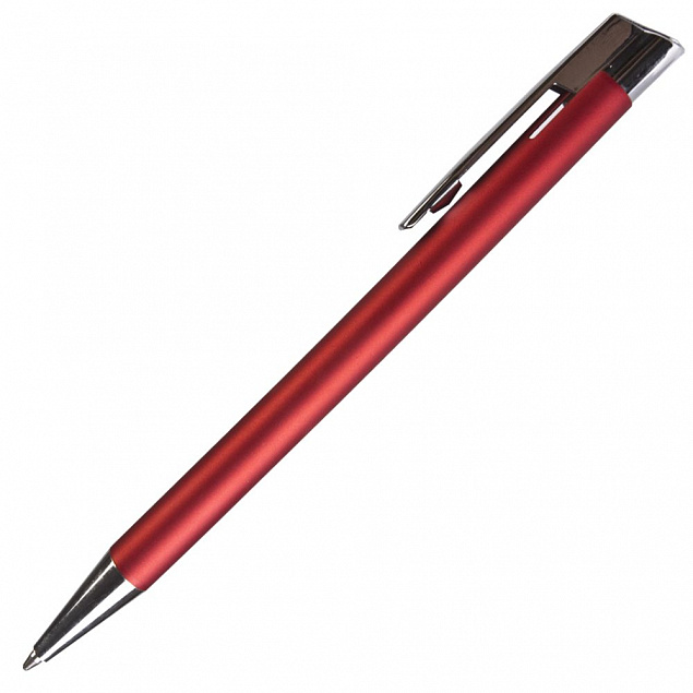 Ручка шариковая Stork, красная с логотипом в Белгороде заказать по выгодной цене в кибермаркете AvroraStore