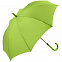 Зонт-трость Fashion, зеленое яблоко с логотипом в Белгороде заказать по выгодной цене в кибермаркете AvroraStore