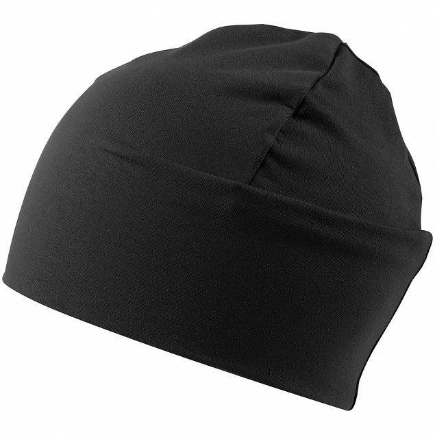 Шапка HeadOn ver.2, черная с логотипом в Белгороде заказать по выгодной цене в кибермаркете AvroraStore