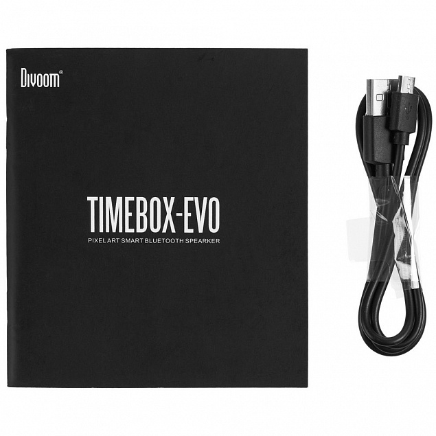 Беспроводная колонка с пиксельным дисплеем Timebox-Evo с логотипом в Белгороде заказать по выгодной цене в кибермаркете AvroraStore