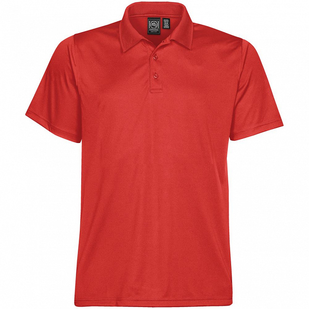 Рубашка поло мужская Eclipse H2X-Dry, красная с логотипом в Белгороде заказать по выгодной цене в кибермаркете AvroraStore