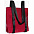 Шопер Clarity с красным органайзером, прозрачный с логотипом в Белгороде заказать по выгодной цене в кибермаркете AvroraStore